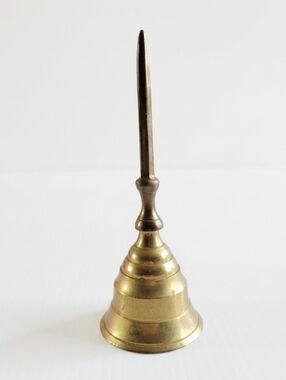 Vintage Solid Brass Hand Bell Made India